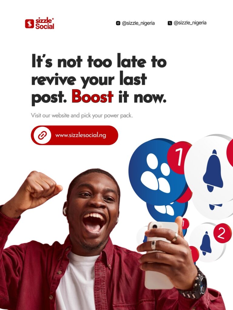 Creator boosting an old social media post to increase reach and engagement