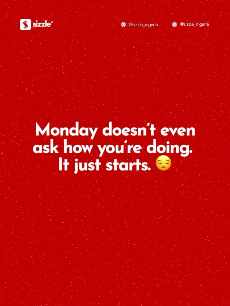 Nigerian creator struggling with low social media engagement on Monday due to poor visibility
