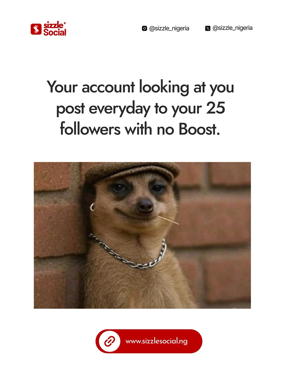 Small social media account struggling with low reach and engagement