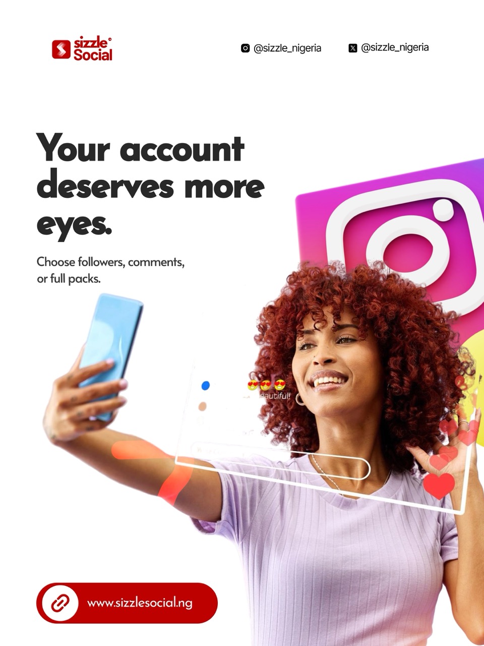 Social media account gaining more visibility and audience reach