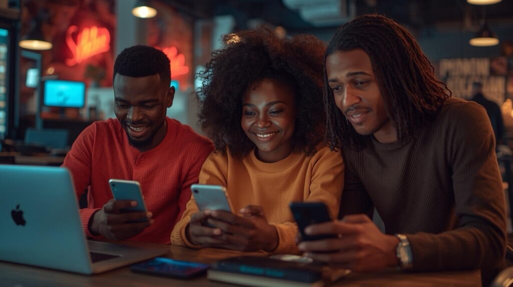 Nigerian creator using a social media booster platform to grow followers strategically