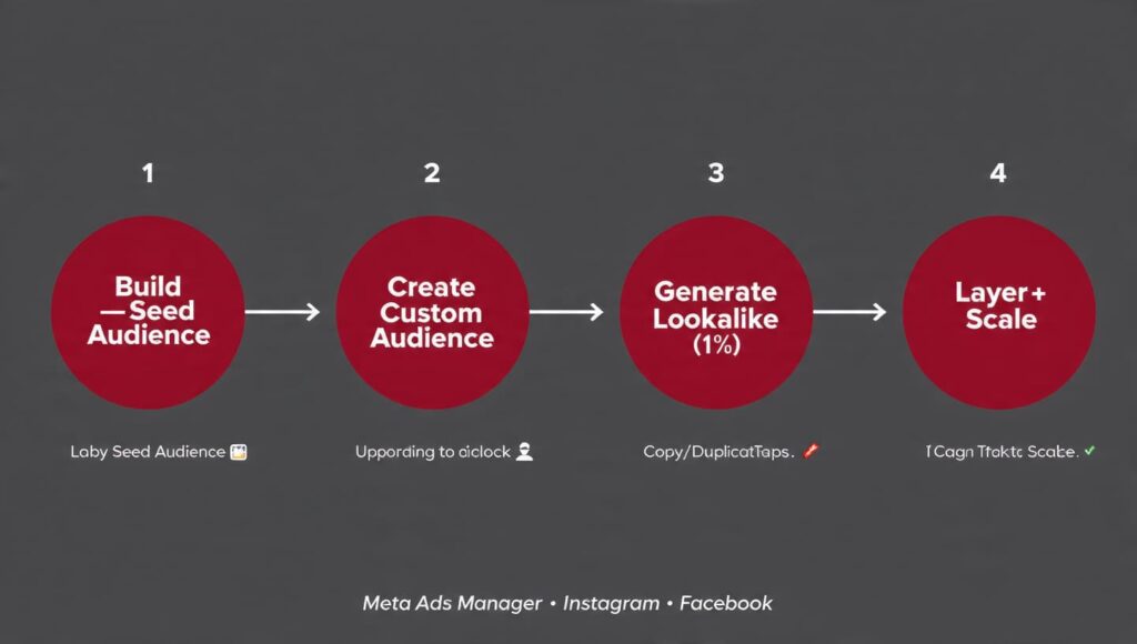 Step-by-step lookalike audience building framework for Instagram and Facebook