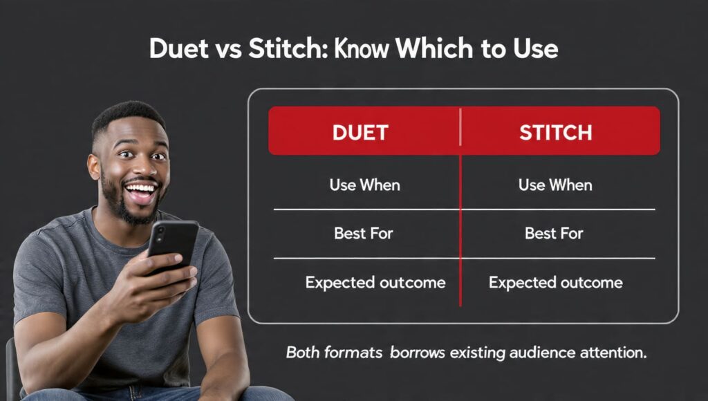 Nigerian TikTok duet and stitch strategy guide for brand growth