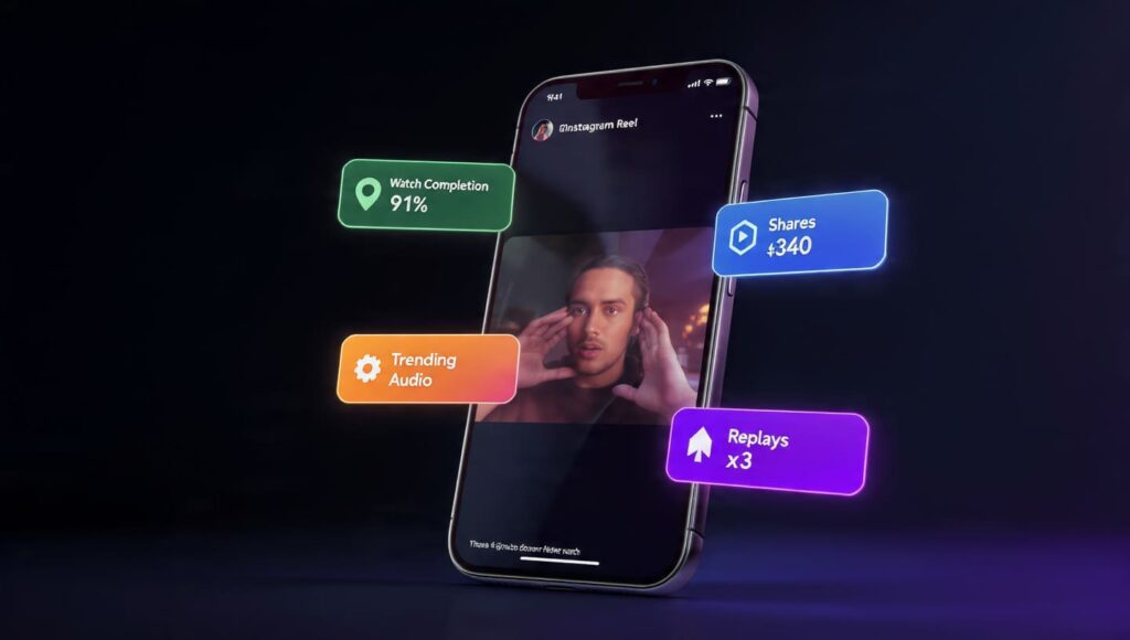 Instagram Reels algorithm hacks viral strategy watch time trending audio