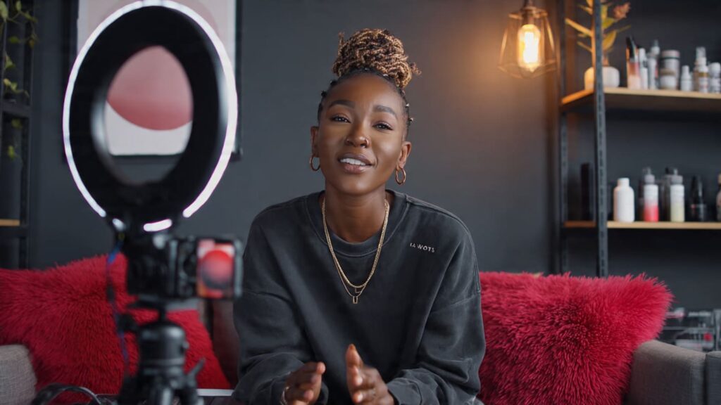 Nigerian micro-influencer Sizzle Social targeted reach Lagos home studio