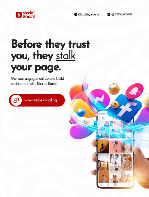 Get your engagement up and build social proof with sizzle social