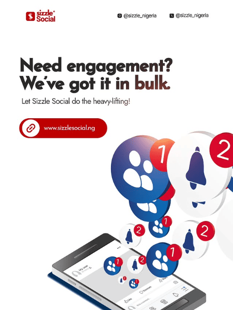 Sizzle Social bulk engagement services Nigeria