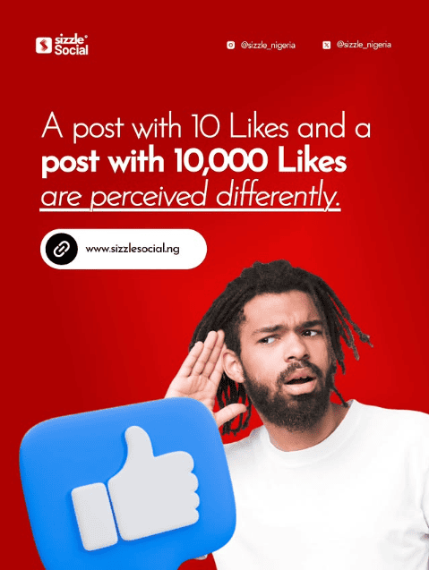 Sizzle Social social proof perception difference