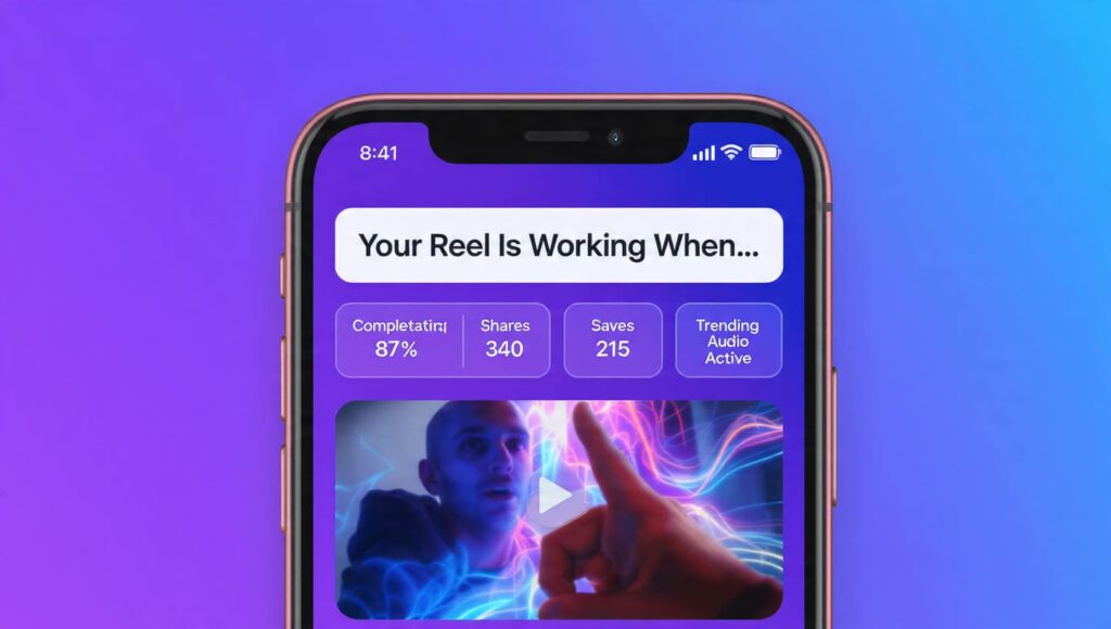 Instagram Reel performance signals for influencer reach and algorithm visibility