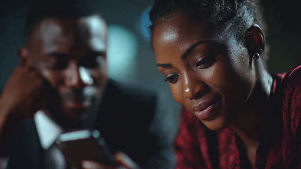 Nigerian freelancer using boosted social media profile metrics as authority signals to justify premium rates during a client negotiation in Nigeria