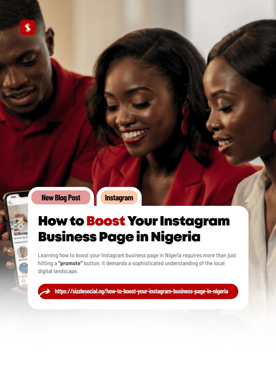Business owner learning how to grow and boost an Instagram business page in Nigeria using visibility, engagement, and content performance strategies.