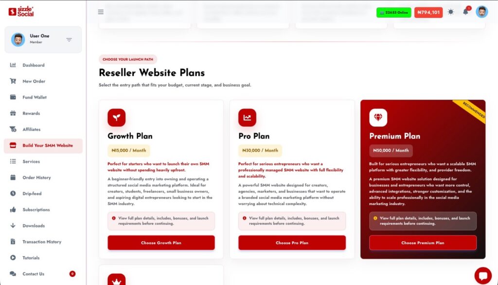 Affordable reseller packages for social media growth businesses in Nigeria