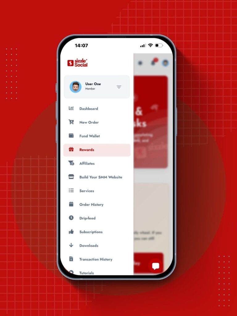Sizzle Social mobile app installation from browser for easy platform access