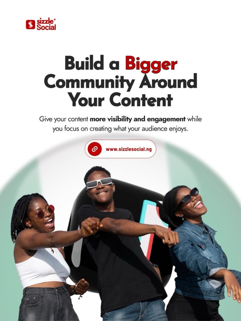 Sizzle Social design encouraging creators and businesses to build a bigger engaged community around their social media content